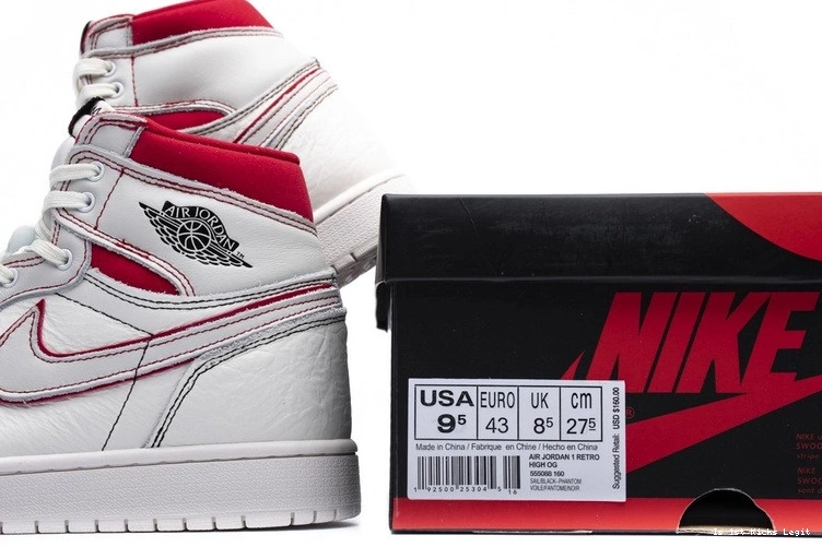 Retro 555088-160 Gym Phantom High Jordan  Air 1 Red 0521